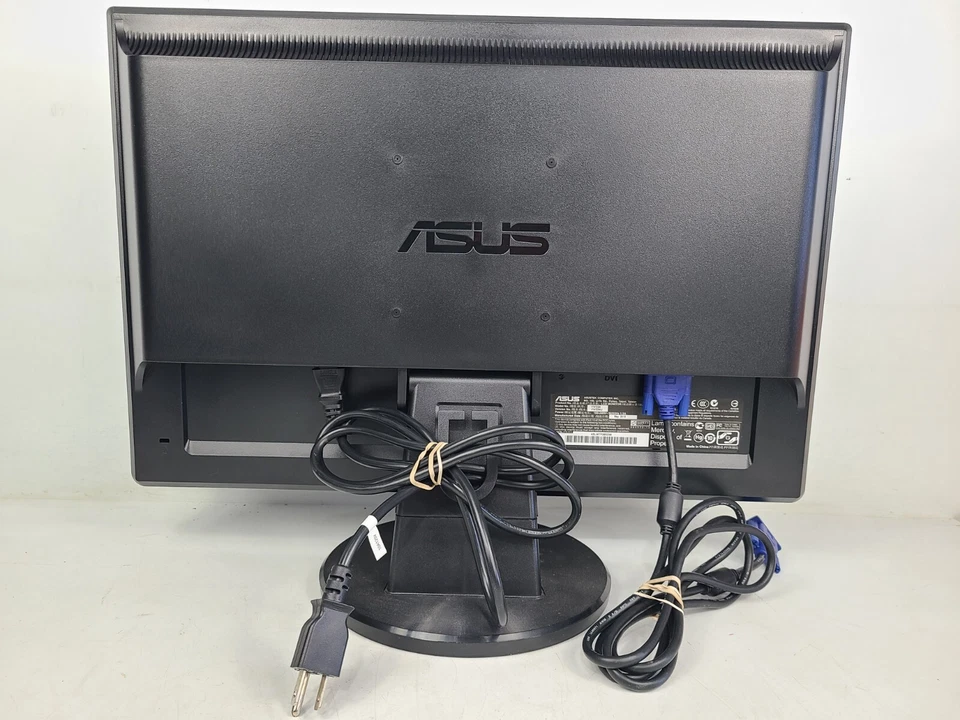 ASUS VW224 22" Widescreen LCD Monitor HDCP Support w/Built-in Speakers (TESTED) - Image 3 of 4