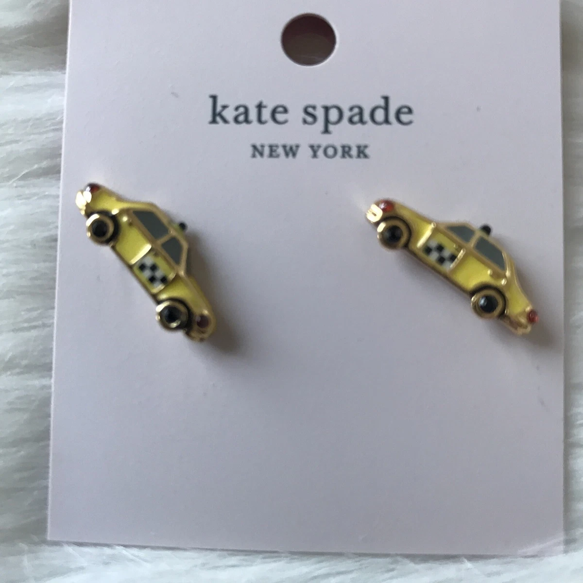 Kate spade shop taxi earrings