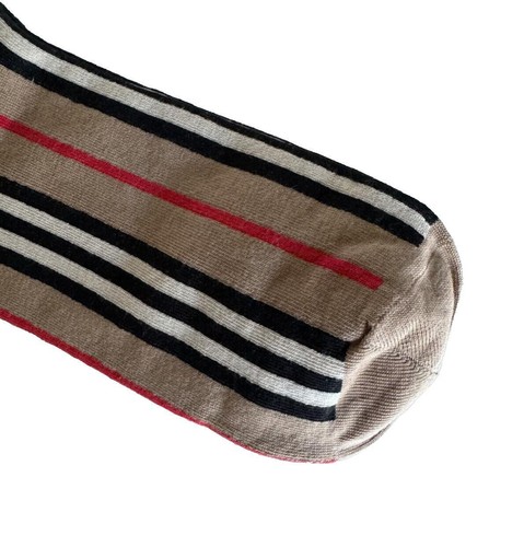 NWT Burberry Check Socks Beige Size S (35-37 Euro) - Picture 4 of 7