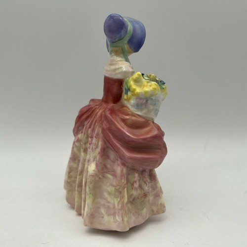 Estatuilla Auténtica Retirada Royal Doulton Cissie Girl Cesta de Flores HN 1809 COMO NUEVA - Imagen 4 de 10