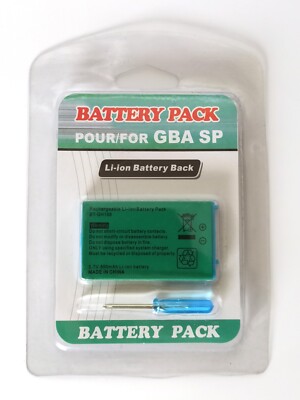 GameBoy Advance GBA SP - 3,7V 850mAh Akku Pack - Neu Ersatz