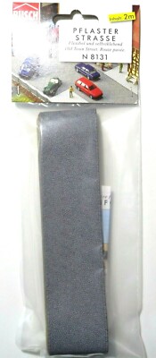 BUSCH 8131 (99,88 /m²) Altstadt Pflasterstraße 2 m x 40 mm Spur N, Neu + OVP