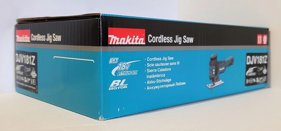 Sierra caladora inalámbrica sin escobillas Makita DJV181Z (XVJ01Z) 18V agarre de barril LXT Foto 3 de 4