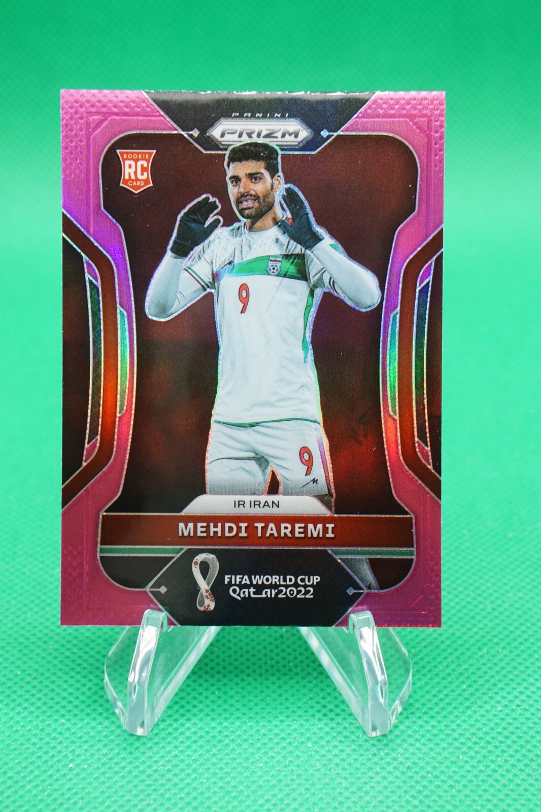 2022 Prizm World Cup Qatar Base Prizms Pink #122 Mehdi Taremi IR Iran AS1