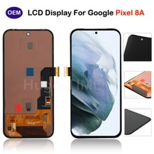 OEM For Google Pixel 8A LCD Display Touch Screen Assembly Replacement Black