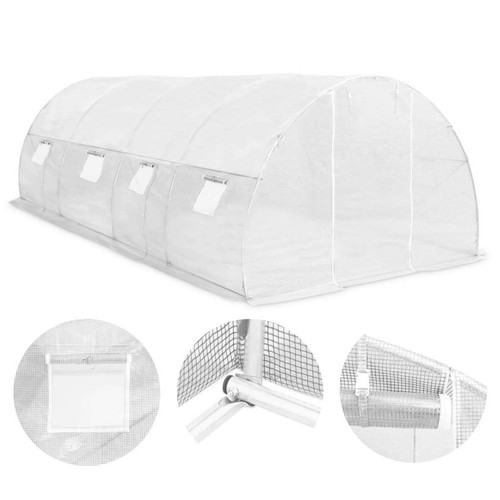 Heavy Duty Walk-in Greenhouse with Steel Outdoor Garden Plant Warm House Cover - Picture 41 of 71