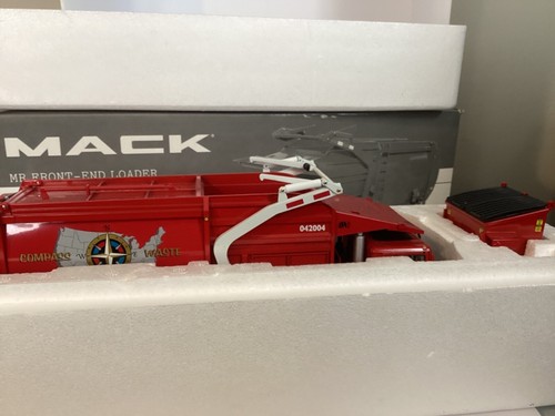 UNOPENED First Gear COMPASS WASTE 1:34 MACK Front-End Load Garbage Truck 10-3249 - Picture 6 of 7