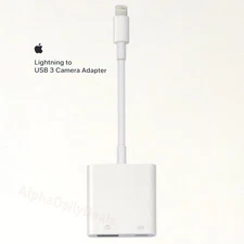 Genuine Apple Lightning to USB 3.0 Type-A Camera Adapter A1619