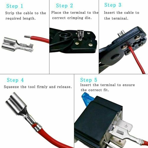 150x Kabelschuhe Flachstecker Steckverbinder Sortiment Quetschverbinder Sets - Bild 12 von 14