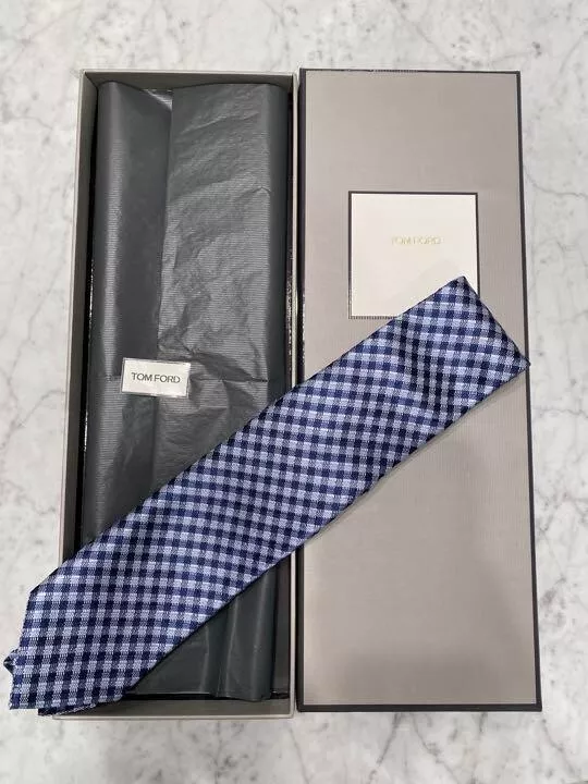 Tom Ford Blue Silk Tie - Blue Ties, Suiting Accessories