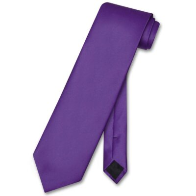 #ad NeckTie Solid PURPLE INDIGO Color Men#x27;s Neck Tie $9.95