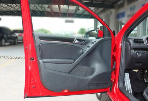 Cubierta de reposabrazos interior de fibra de carbono para Volkswagen Golf MK6 2010-2013 Foto 4 de 4