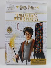 Warner Bros-Harry Potter Wizarding World 16 Valentines Cards with 16 Pencils