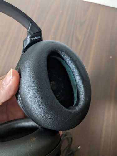 Panasonic Wireless Stereo Headphones RP-HD600N Black Noise Cancel Used - Picture 3 of 7