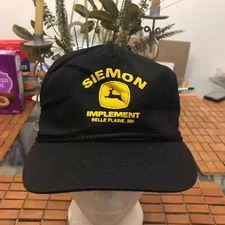 Vintage siemon Trucker SnapBack hat 1980s 90s