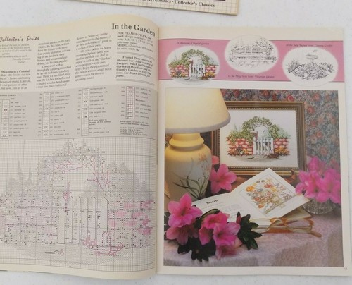 Lote De 2~Revistas De Colección "Cross Stitch & Country Crafts" Años 80 Ediciones Traseras - Imagen 9 de 11