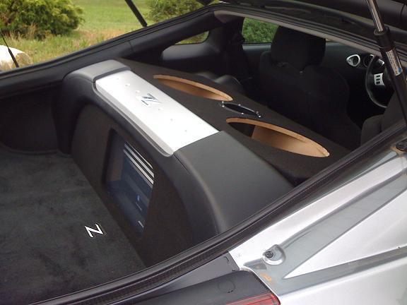 Fits Nissan 350Z Custom Sub Box Subwoofer Enclosure Plexiglass