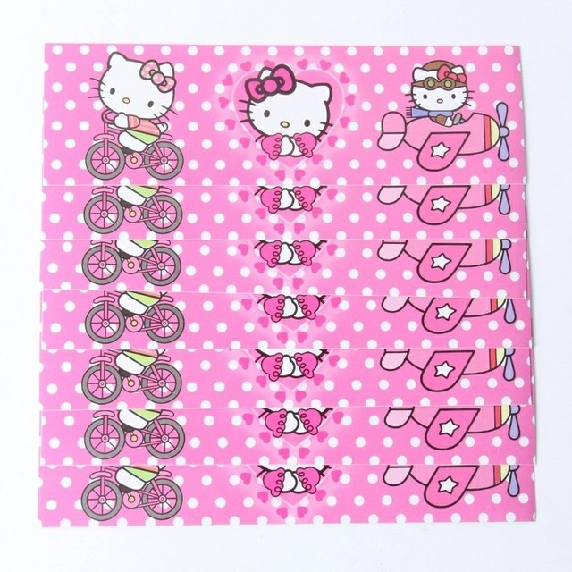 12 Pcs Set, Hello Kitty water bottle labels Kids Birthday Party
