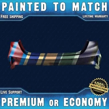 NEW Painted To Match Rear Bumper Replacement for 2022 2023 2024 Kia Forte w/Park