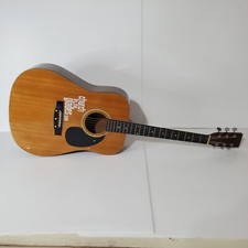 Vintage Hondo Model H-145 Acoustic Guitar 6 String Full Size 4/4 Instrument 