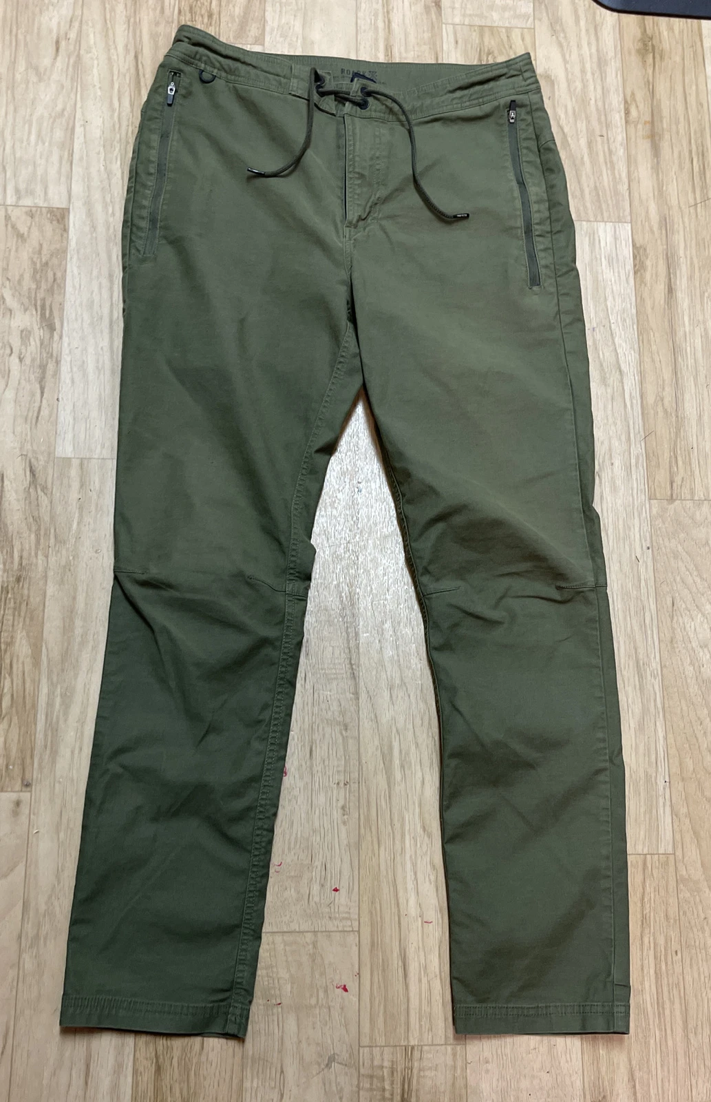 ROARK Mens Pants Dark Green Size 31