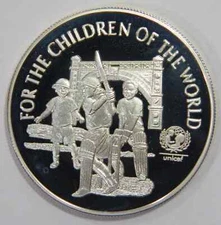 Barbados 5 Dollars 2001(v) Silver KM#69 Proof (Mintage: 100)