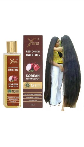 YANA RED ONION HAIR OIL ( KOREAN TECHNOLOGY ) / LONG HAIR OIL FOR FAST GROWTH - Picture 5 of 7