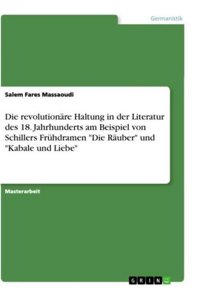 Die RevolutionäRe Haltung In Der Literatur Des 18. Jahrhunderts Am Beispiel Von-image