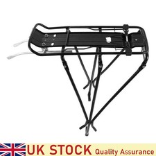 65kg Max Rear Bicycle Pannier Rack Carrier Bag Luggage Cycle Mountain Bike UK