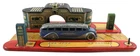 MARX 1938 Tin Lithographed Bus Terminal with Bus Pictured