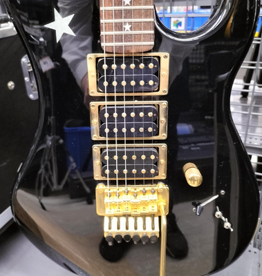 Kramer Richie Sambora RS Guitar KRS-130 Black 3-Humbucker Pickup