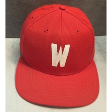 Vintage New Era Pro Model Snapback Hat Wisconsin Made in USA Green Underbrim