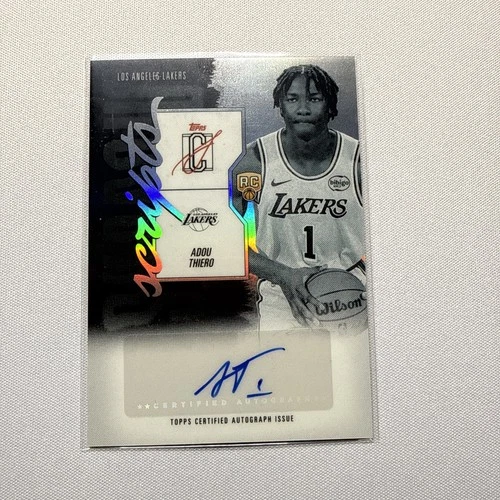 2025 Topps Signature Adou Thiero Base (RAW)