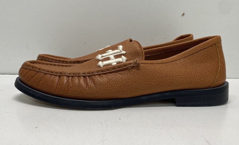 Hyusto Brown Textured Slip-On Loafer Men 11