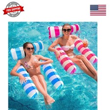 Pool Floats, Inflatable Pool Floats Hammock, Swimming Pool Float Adult Inflat...