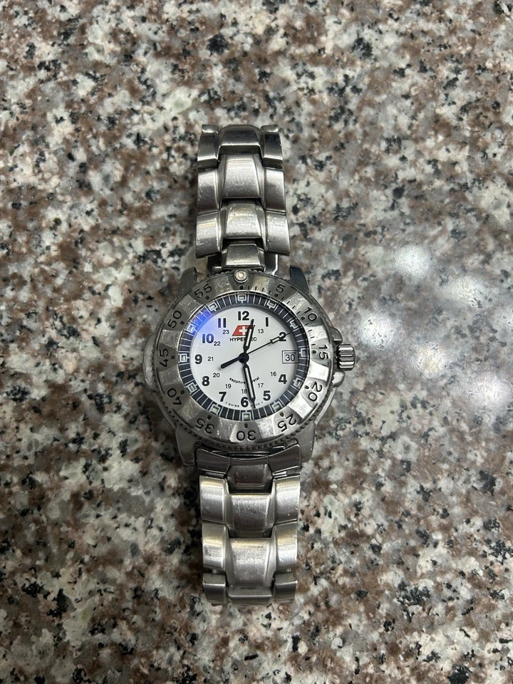 Cuarzo Swiss Hypertech Traser H3 Commander Military Diver vintage para hombre Foto 2 de 4