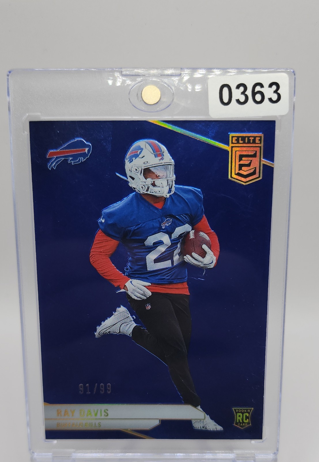 2024 Panini Donruss Elite - Rookies Ray Davis #154 Blue /99 (RC)