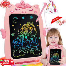 Pink LCD Writing Tablet 10 Drawing Board Toy for Girls Kids Ages 1 6