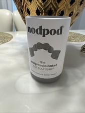 New Nodpod The Weighted Blanket For Your Eyes Gray Sleep Mask