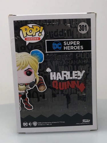 Funko POP! Heroes DC Comics DC Super Heroes Harley Quinn #301 CAJA DAÑADA - Imagen 7 de 14