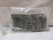 Solid Brass Dad Belt Buckle