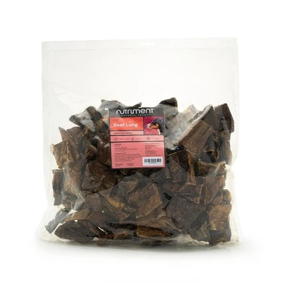 NATURAL TREATS BY PET TREATS WHOLESALE Beef Lung Cubes (1kg) 100% Natural Beef Jerky Dog Treats