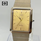 SEIKO Dolce 1221-5640 [US Stock] Vintage 1985 Rectangle Quartz Mens Watch N.Mint