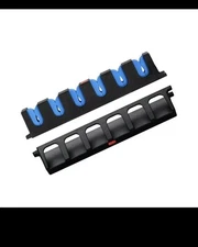 Simple Deluxe Fishing Rod Holders Wall Mounted Great Pole Holder Rack 6/12 Rods