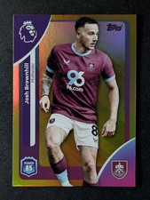 2025-26 Topps Premier League JOSH BROWNHILL 4/50 Rookie RC Gold Rainbow Foil#321