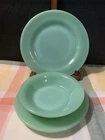 3/ Fire King Jadeite Restaurant Thick Plates