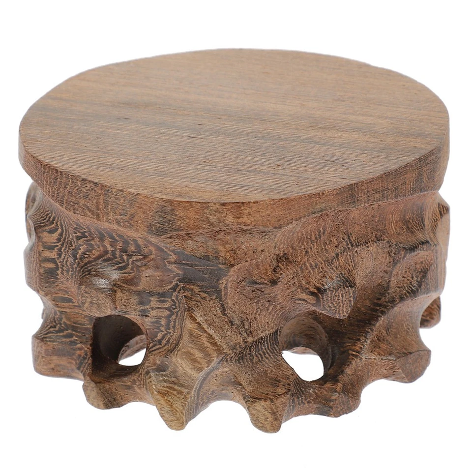  Runder Holzsockel Für Blumentopf Dekorativer Vasensockel Bonsai Podest - Bild 2 von 4