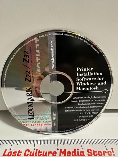 2000 Lexmark Z22/Z32 Printer Installation Software For Window And Mac Disc Only - Picture 2 of 2