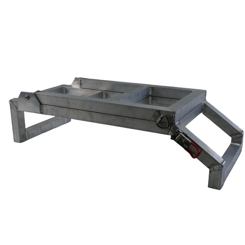 850Hx340Wx180D Aluminium Universal Ute Canopy Rear Climbing Folding Ladder 850mm - Picture 2 of 5
