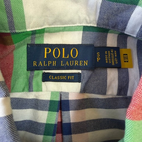 Polo Ralph Lauren Oxford Camisa Abotonada Para Hombres Pequeña Manga Larga Carne Poni - Imagen 5 de 9